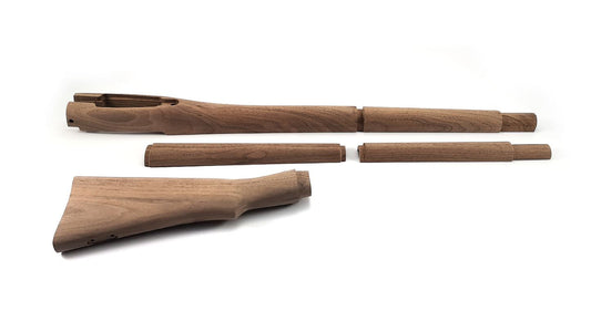 Lee Enfield No.4 Mk 2 4-piece wood set, walnut