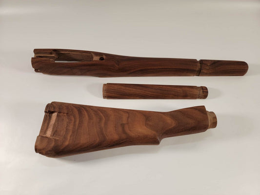 Jungle Carbine Stock set figured walnut serial #0034