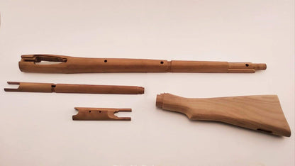 Lee Enfield No.1 MK.lll 4pc Wood Restoration Kit With Medallion Pocket With Nose Cap and Spring Clip
