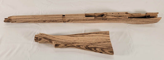 Lee Enfield Wooden stock set in Zebrawood