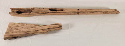 Lee Enfield Wooden stock set in Zebrawood